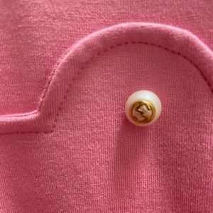 Girls Gucci dress with logo pearls